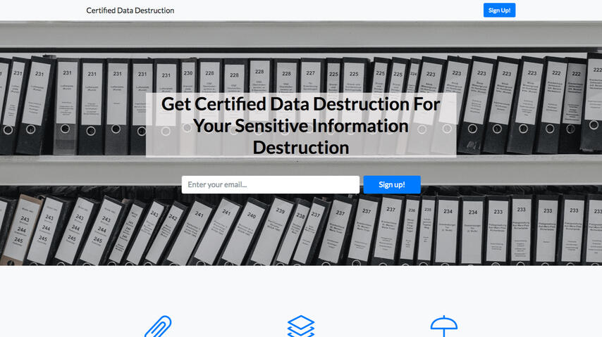 CertifiedDataDestruction